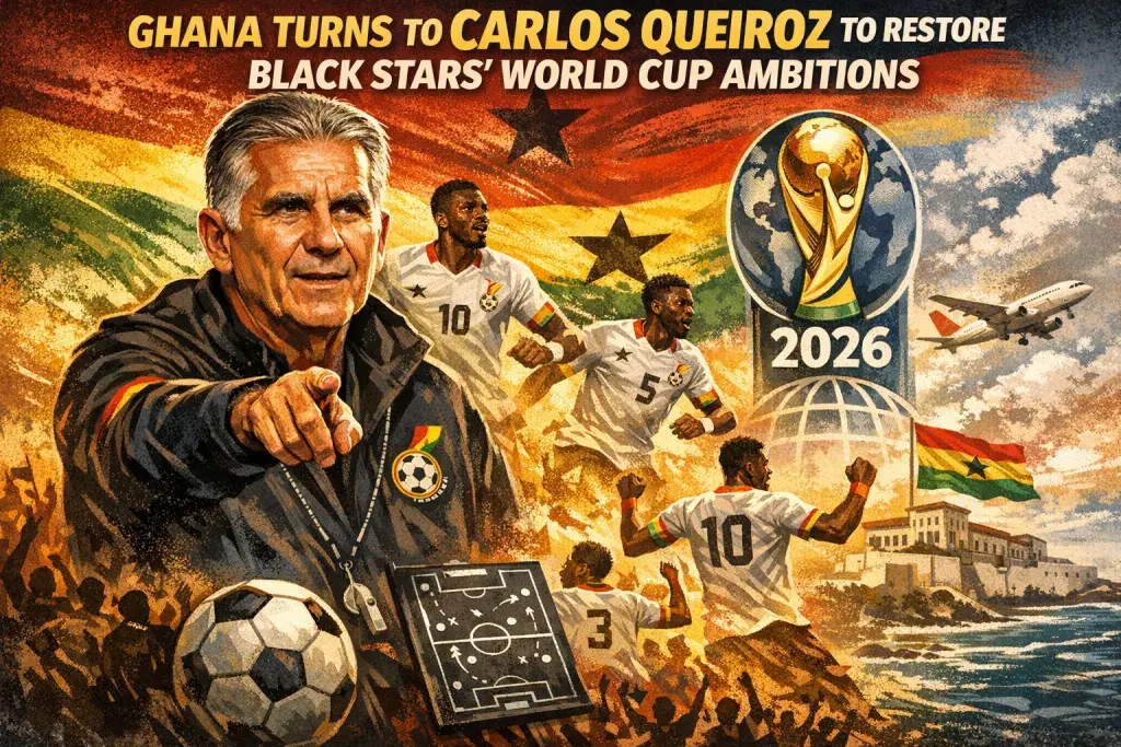 Ghana Turns to Carlos Queiroz to Restore Black Stars' World Cup Ambitions